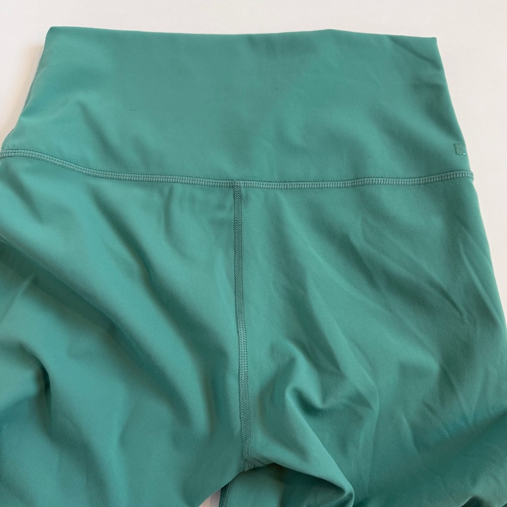 Everlane Womens The Perform Ankle Leggings Sz S Green Interior Pocket High Waist - Picture 5 of 7